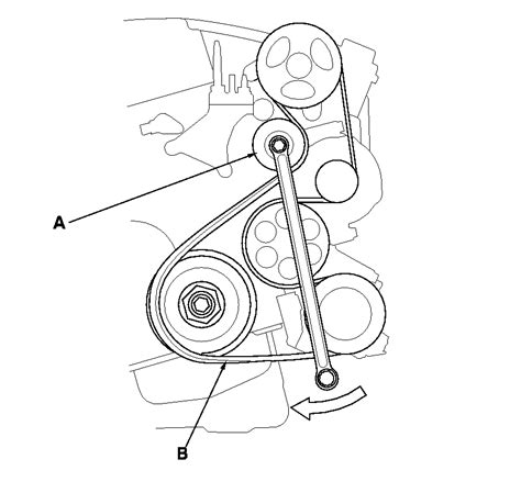 OE Replacement for 2015-2016 Honda <strong>CR-V Serpentine Belt</strong> (EX-L / LX / i. . 2004 crv serpentine belt diagram